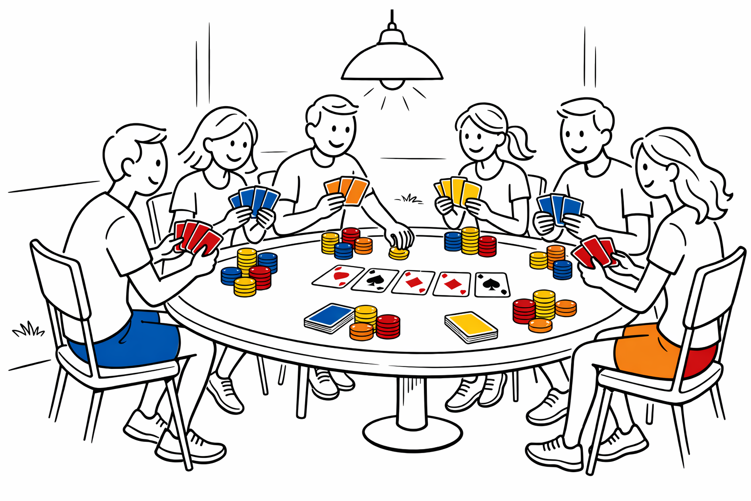 Host a poker game